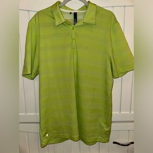 Adidas Drifit Green Golf Polo